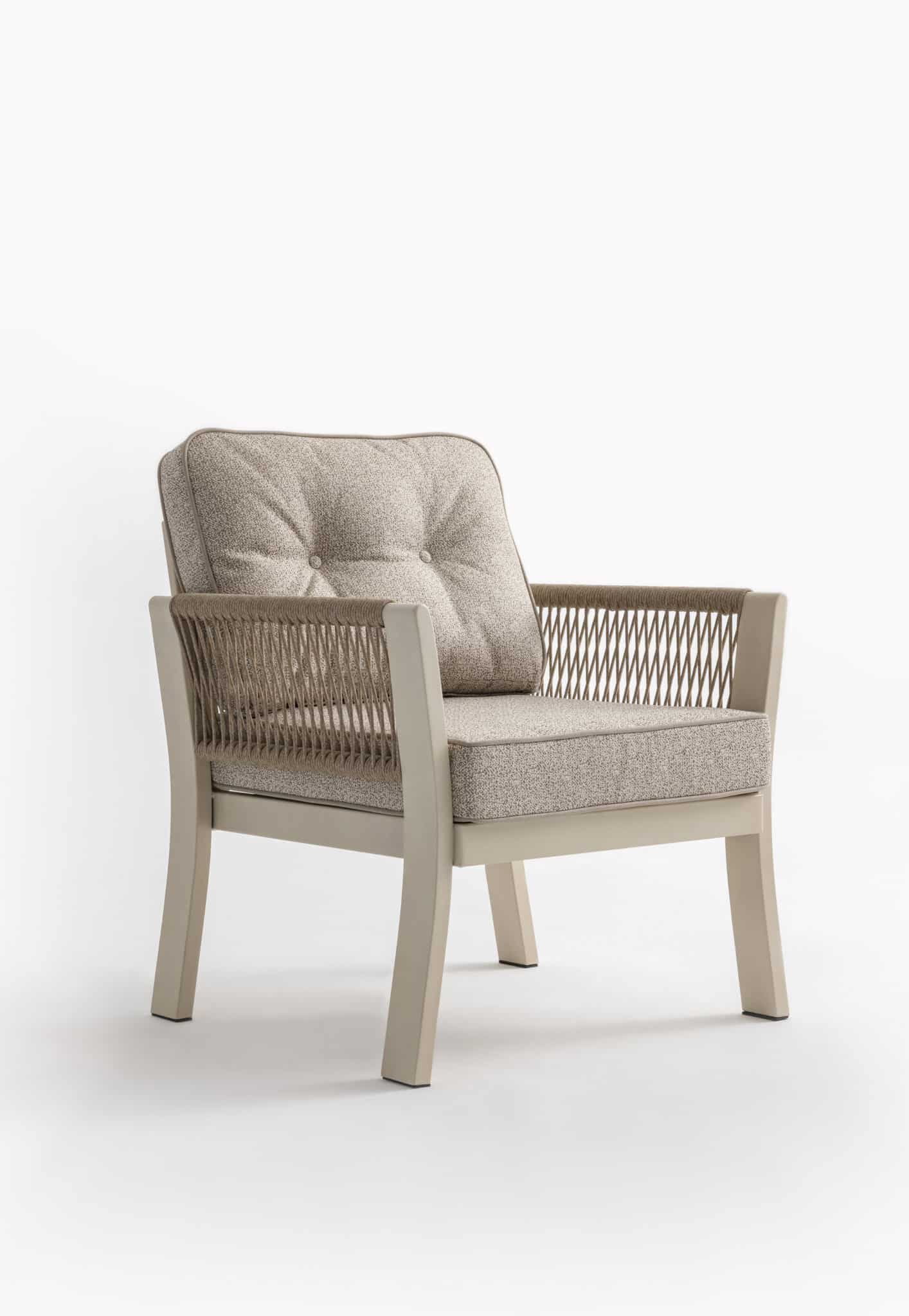 ROMA Set mobilier pentru terasa/gradina, canapea, 2 fotolii si masa