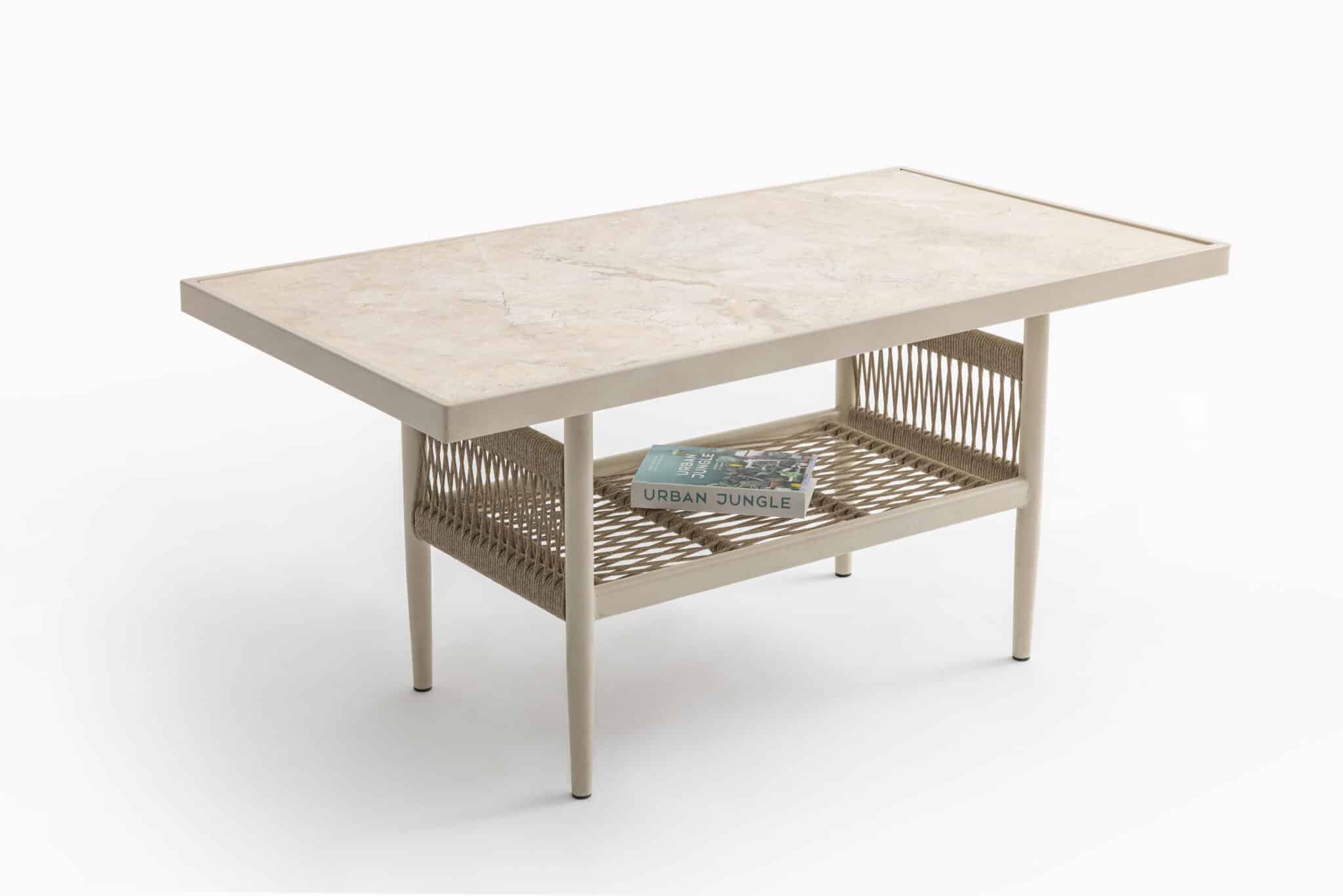 ROMA Set mobilier pentru terasa/gradina, canapea, 2 fotolii si masa