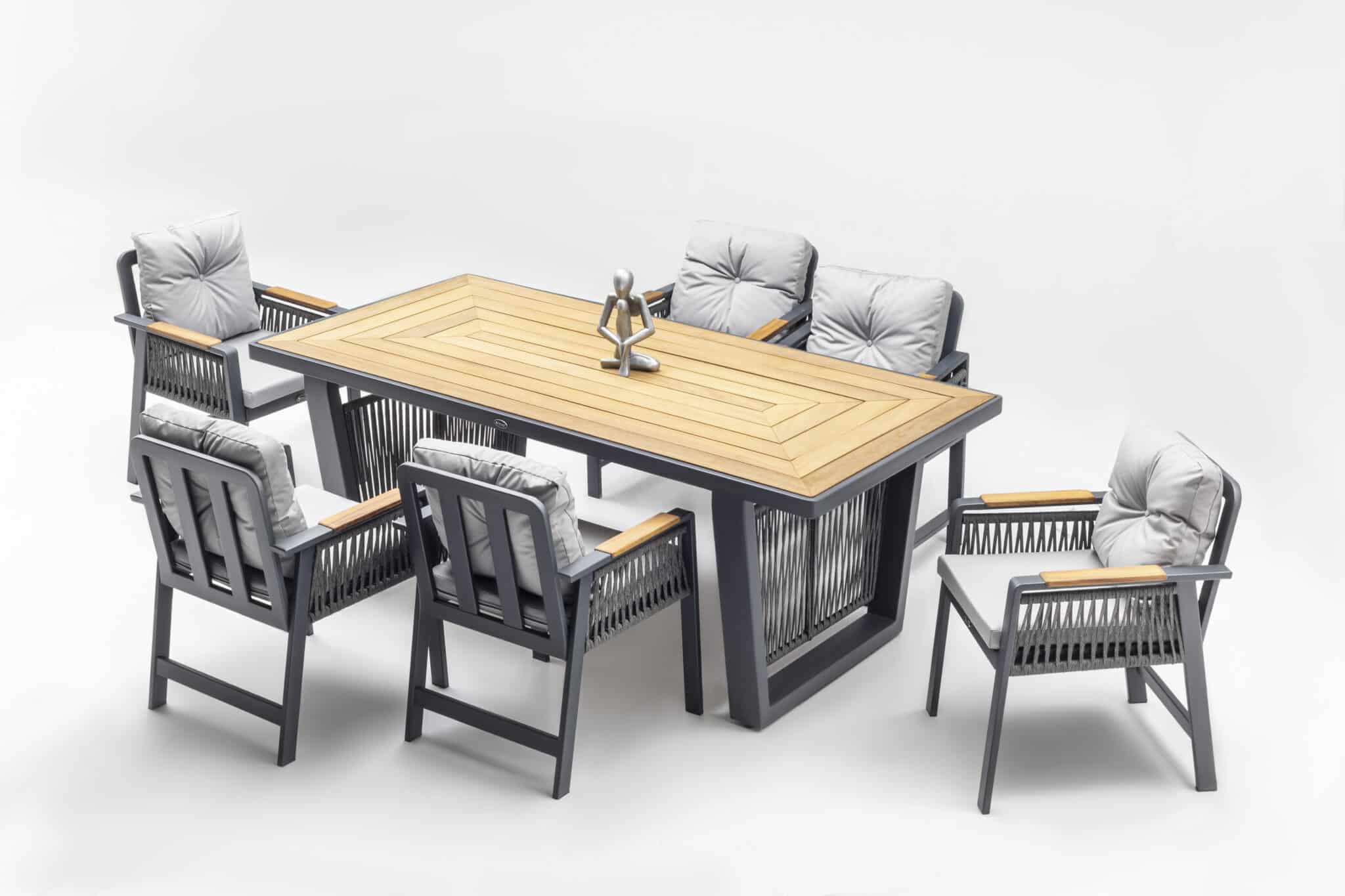 ARTEMIS Set mobilier pentru terasa/gradina, masa si 6 scaune