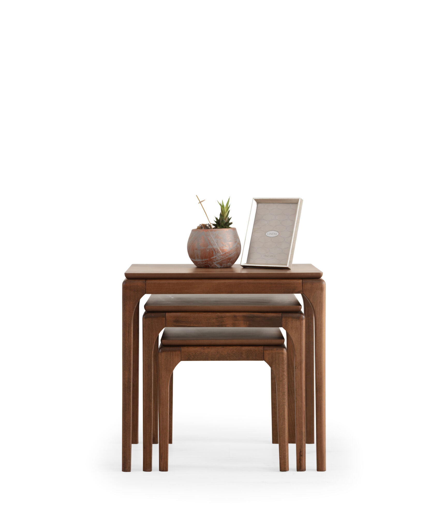 Set Masute de Cafea, Bongo Walnut