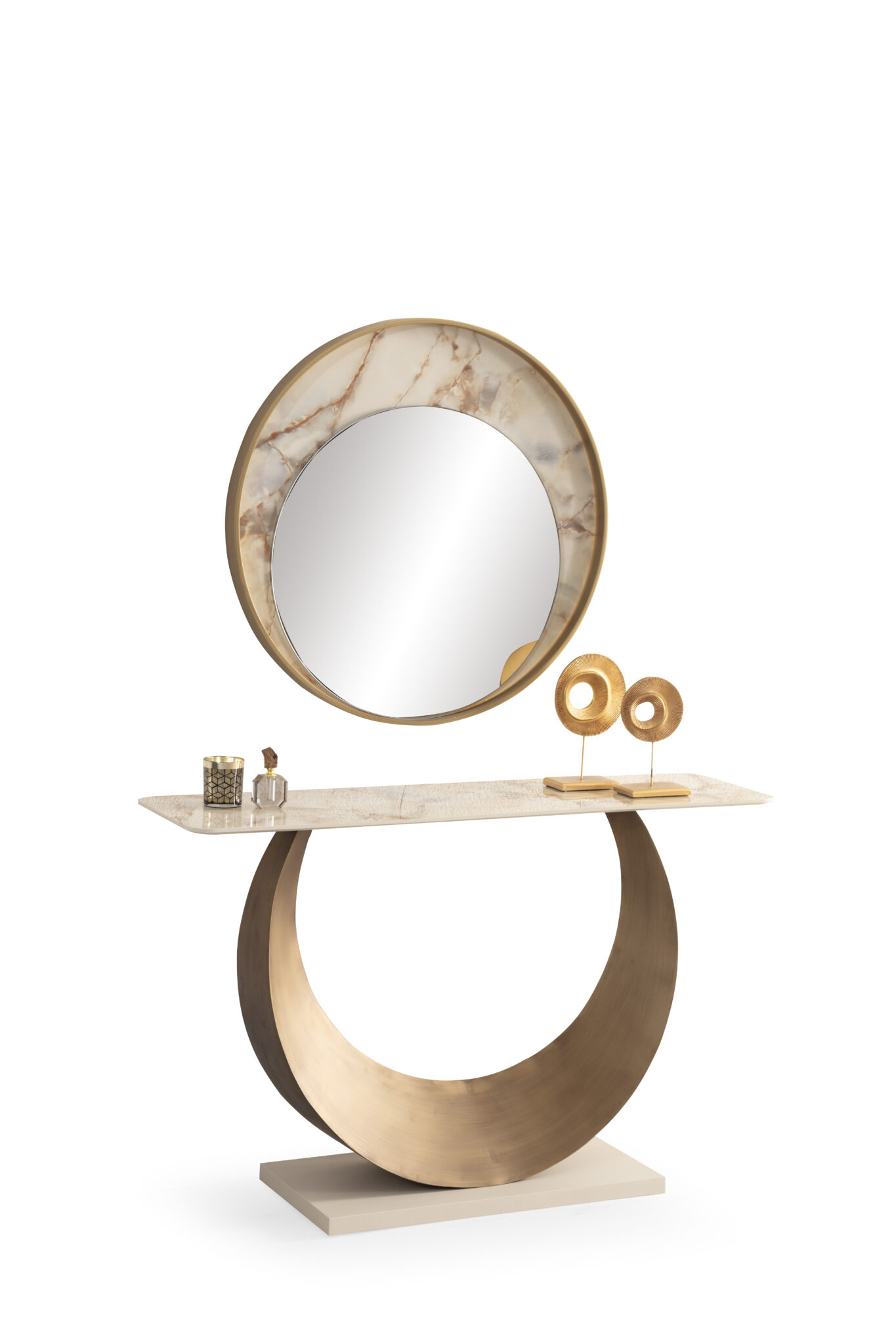 Comoda cu Oglinda, Cali Brass