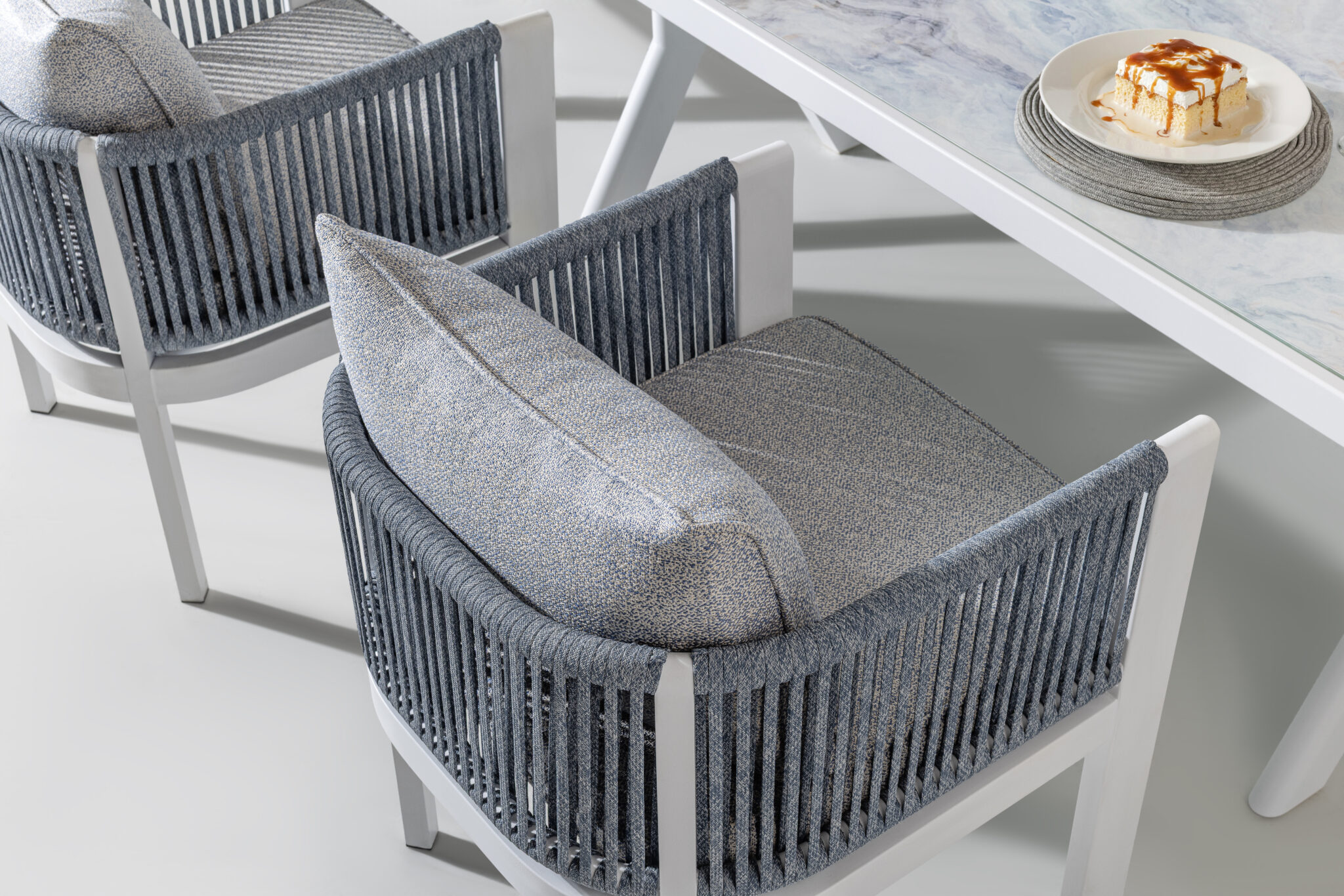 MARINA Set mobilier pentru terasa/gradina, masa si 6 scaune